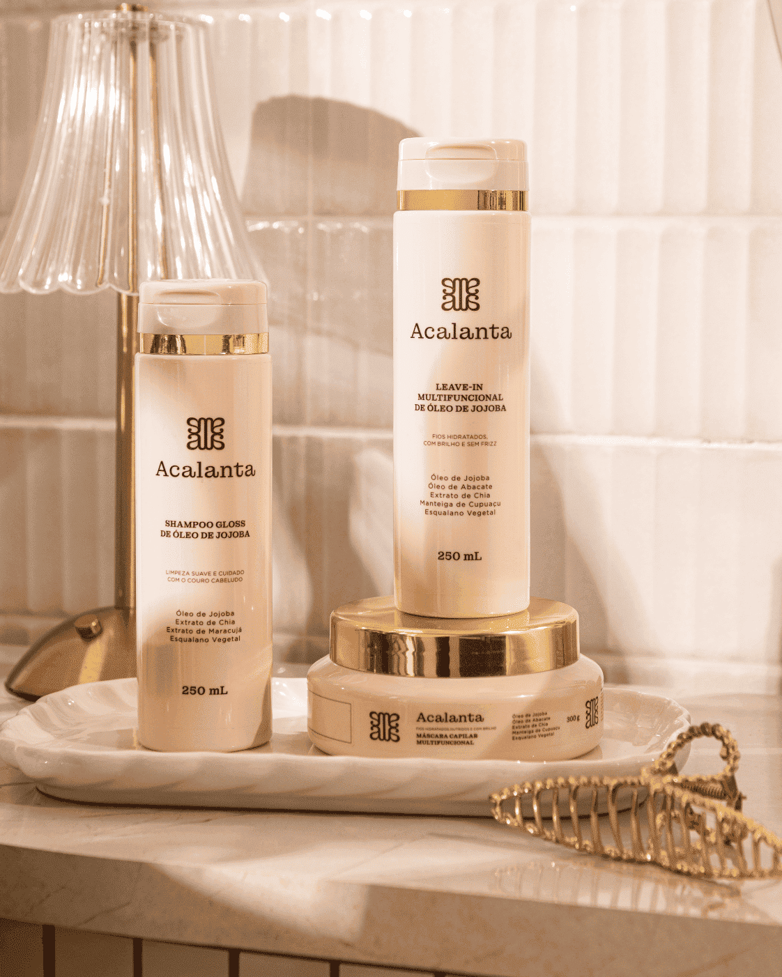 Kit Completo - Leave-in + Máscara + Shampoo