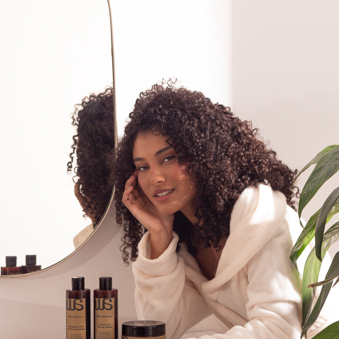 Kit Acalanta Leave-in + Shampoo + Máscara