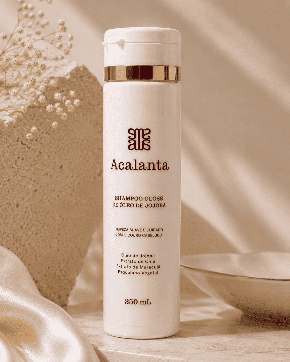 Shampoo Gloss de Óleo de Jojoba Acalanta 250ml