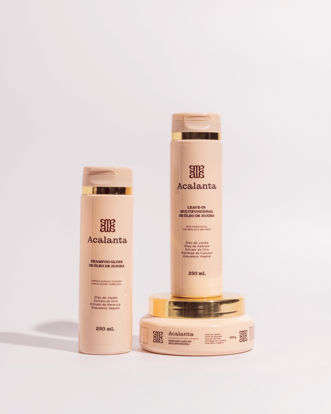 Kit Completo - Leave-in + Máscara + Shampoo